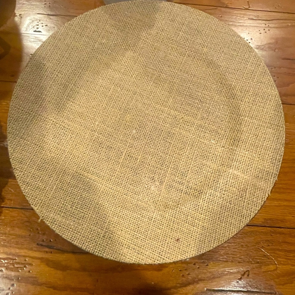 Burlap Plate Chargers
